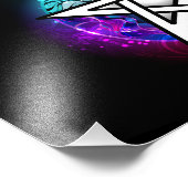 Wiccaanpentagram Foto Afdruk (Hoek)