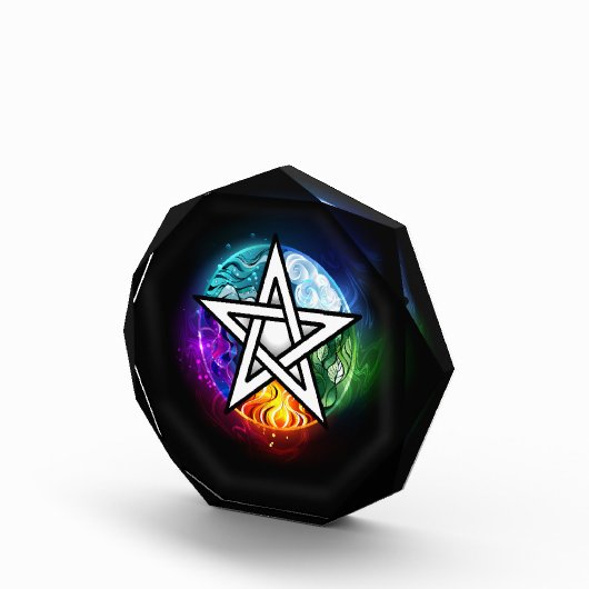 Wiccaanpentagram Fotoblokken (Rechts)