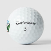 Wiccaanpentagram Golfballen (Logo)
