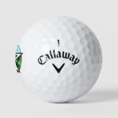 Wiccaanpentagram Golfballen (Logo)
