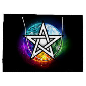 Wiccaanpentagram Groot Cadeauzakje (Achterkant)