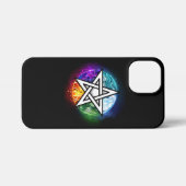 Wiccaanpentagram iPhone Hoesje (Achterkant horizontaal)