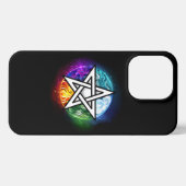 Wiccaanpentagram iPhone Hoesje (Achterkant horizontaal)