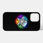 Wiccaanpentagram iPhone Hoesje (Achterkant horizontaal)