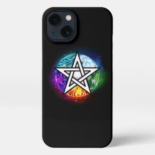 Wiccaanpentagram iPhone 13 Hoesje