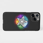 Wiccaanpentagram iPhone Hoesje (Achterkant horizontaal)