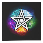 Wiccaanpentagram Kubus (Rechts)