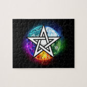 Wiccaanpentagram Legpuzzel (Horizontaal)