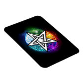 Wiccaanpentagram Magneet (Rechterzijde)