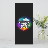 Wiccaanpentagram Menu (Staand voorkant)