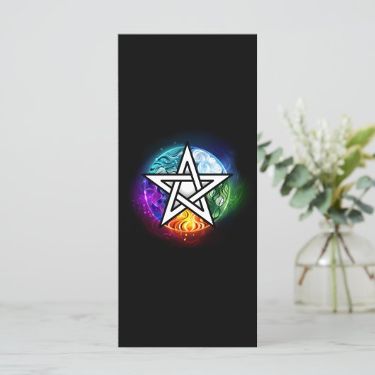 Wiccaanpentagram Menu (Staand voorkant)