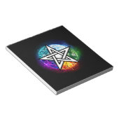 Wiccaanpentagram Notitieblok (Schuin)