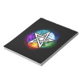 Wiccaanpentagram Notitieblok (Linkerzijde)