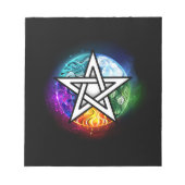 Wiccaanpentagram Notitieblok (Voorkant)