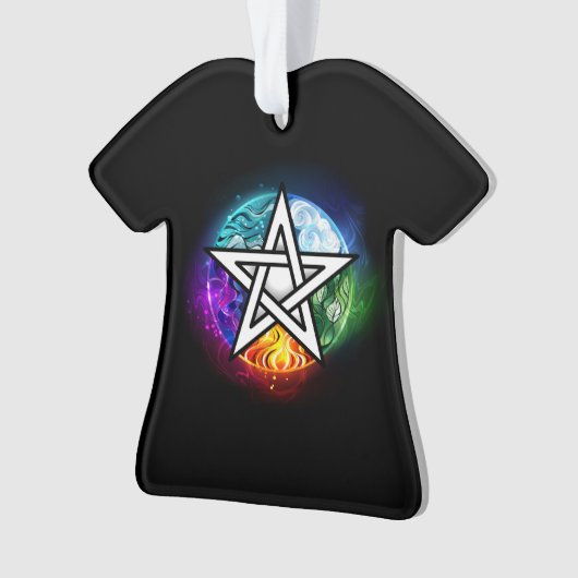 Wiccaanpentagram Ornament (voorkant)
