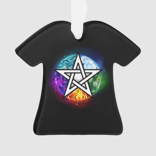 Wiccaanpentagram Ornament (voorkant)