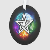 Wiccaanpentagram Ornament (voorkant)