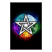 Wiccaanpentagram Perfect Poster (Voorkant)