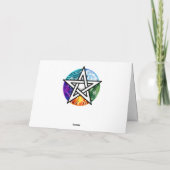 Wiccaanpentagram Programma (Achterkant)