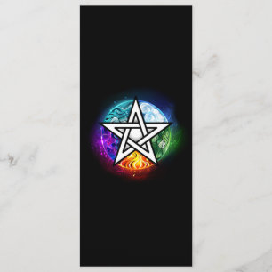 Wiccaanpentagram Programmakaart