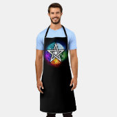 Wiccaanpentagram Schort (Gedragen)