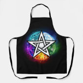 Wiccaanpentagram Schort (Voorkant)