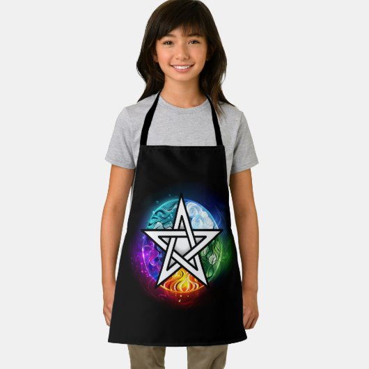 Wiccaanpentagram Schort (Insitu)