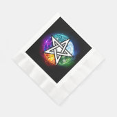 Wiccaanpentagram Servet (Hoek)