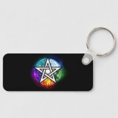 Wiccaanpentagram Sleutelhanger (Voorkant)