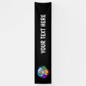 Wiccaanpentagram Spandoek (Verticaal)