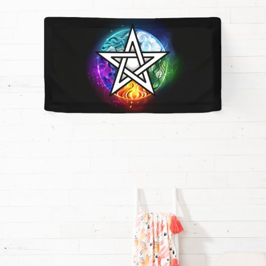 Wiccaanpentagram Spandoek (Insitu)