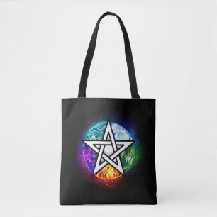 Wiccaanpentagram Tote Bag