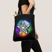 Wiccaanpentagram Tote Bag (Dichtbij)