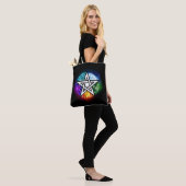Wiccaanpentagram Tote Bag (Op model)