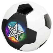 Wiccaanpentagram Voetbal (Drie kwart)