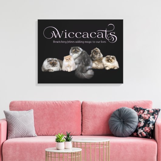 WiccaCats kunstcanvas Canvas Afdruk (Insitu (Woonkamer))