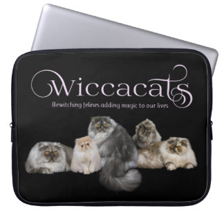 WiccaCats-laptopcover Laptop Sleeve