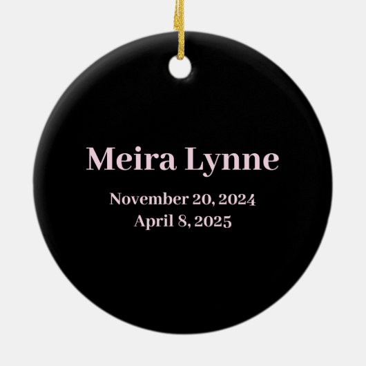 WiccaCats Meira rond ornament (Achterkant)