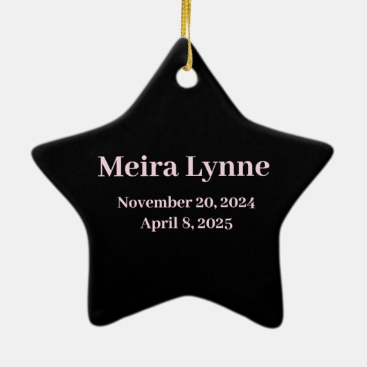 WiccaCats Meira star ornament (Achterkant)