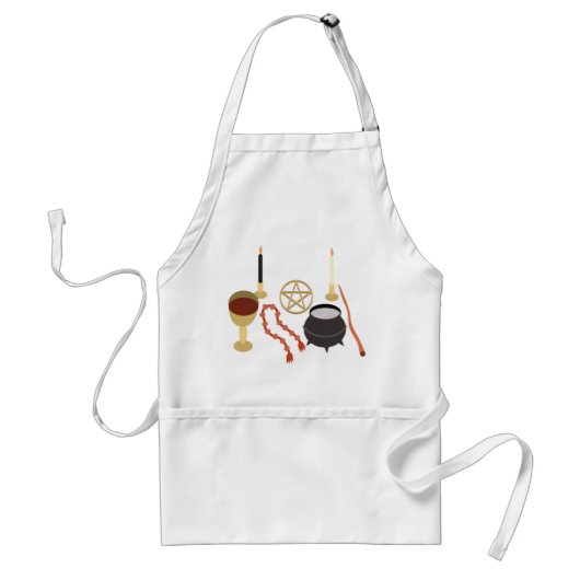 Wiccan-apparatuur Standaard Schort (Voorkant)