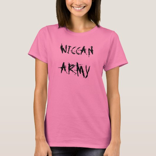 WICCAN ARMY T-SHIRT (Voorkant)