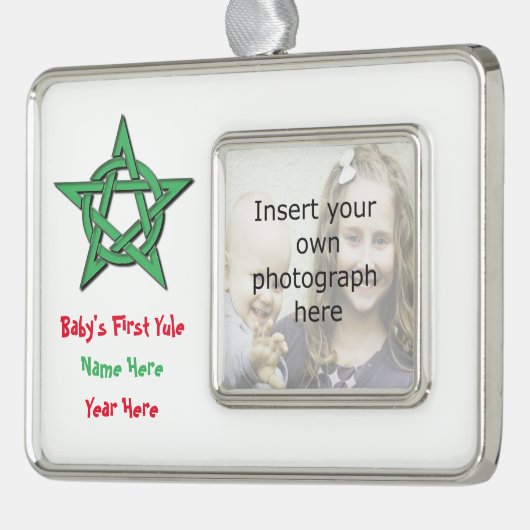 Wiccan Baby's First Yule Keepomwille Ornament (Links)