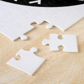 Wiccan Black Runic Pentagram Legpuzzel (Zijkant)