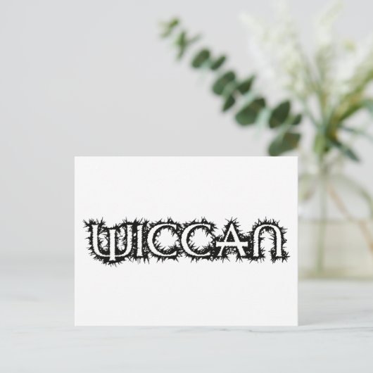 Wiccan Briefkaart (Staand voorkant)