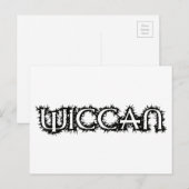 Wiccan Briefkaart (Voorkant / Achterkant)