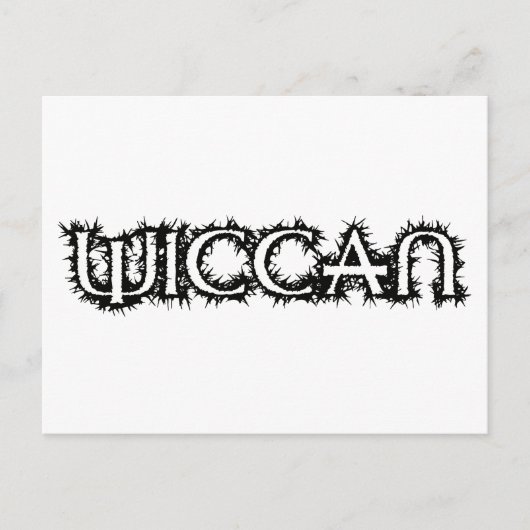 Wiccan Briefkaart (Voorkant)