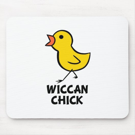 Wiccan Chick Mousepad Muismat (Voorkant)