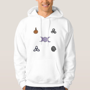Wiccan- en Pagan-symbolen Hoodie