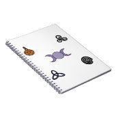 Wiccan- en Pagan-symbolen Notitieboek (Rechterzijde)