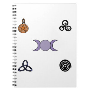 Wiccan- en Pagan-symbolen Notitieboek
